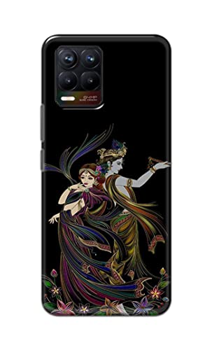 Image of Lord Radha and Krishna Hard Back Case Cover for Realme 8 / Realme 8 Pro Back Cover -(J5) VNS2223