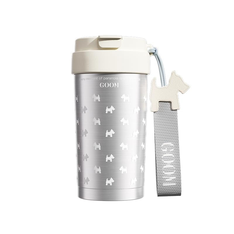 Amazon | GOOM タンブラー セラミック コーヒー 保温保冷ボトル 蓋付き