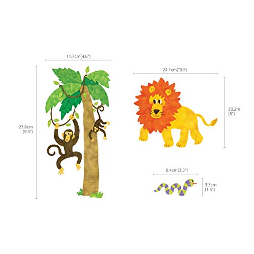 Vinilos decorativos Jungle Animals para niños miniatura 6