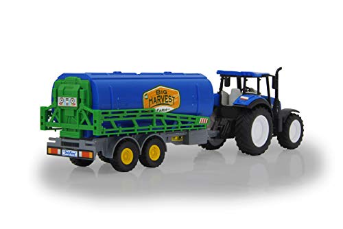 JAMARA 460529 - New Holland Traktor + Güllefaß Set 1:32 - offiziell lizenziert, Spielspaß für die kleinen Landwirte… – Bild 5