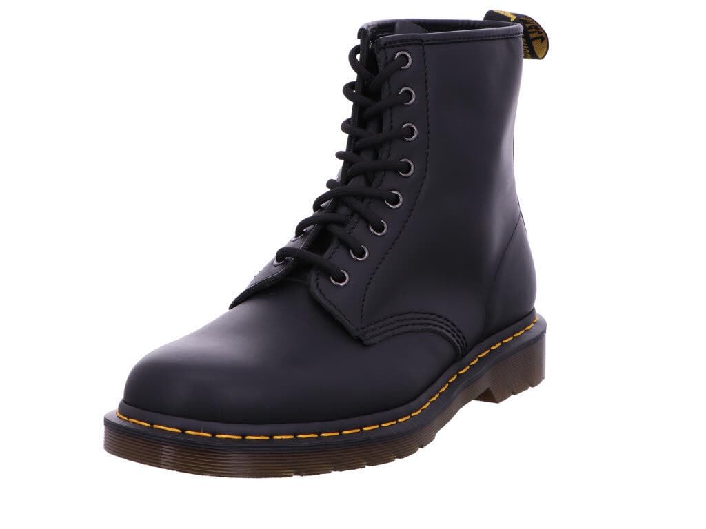 Dr Martens 1460 Nappa Leather 8-Eye Boot for Men and Women Black 5 US Women 4 US Men