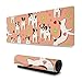 Produktbild Soft Gaming Mouse Pad Large Parson Jack Russells Dogs With Heart Peach Non-Slip Rubber Base Soft Computer Keyboard Mice Mat