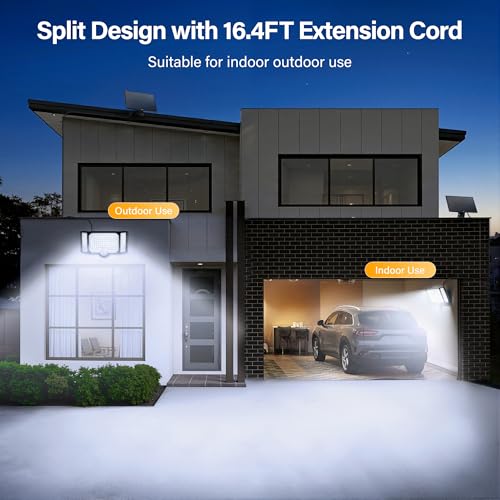 Ccinny Solar Flood Lights Outdoor with Motion Sensor 3 Modes, 2 Pack by Ccinny - Used condition - Image 6