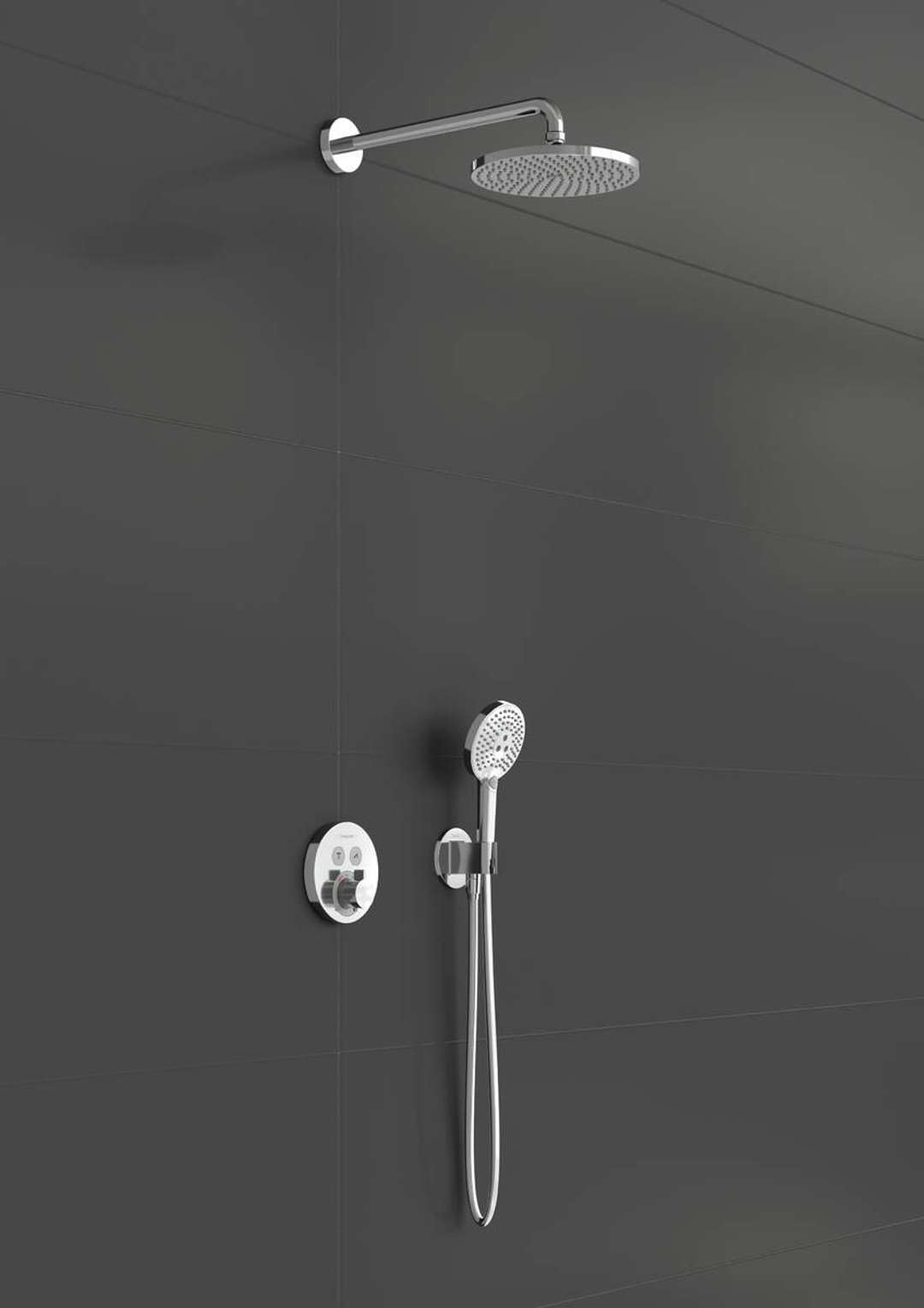 hansgrohe Raindance S Pack encastré avec mitigeur thermostatique ShowerSelect S, chromé, 27951000