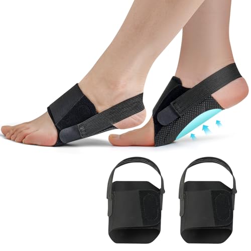 Pnrskter Plantar Fasciitis Foot Arch Support, Adjustable Arch Supports Insoles for High & Fallen Arch, Feet Pain Relief, Flat Feet