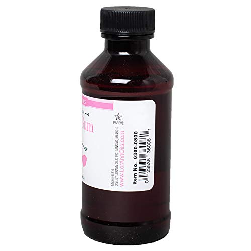 Lorann Bubble Gum Ss Flavor, 4 Ounce Bottle - Includes A Threaded Glass Dropper #TOP4