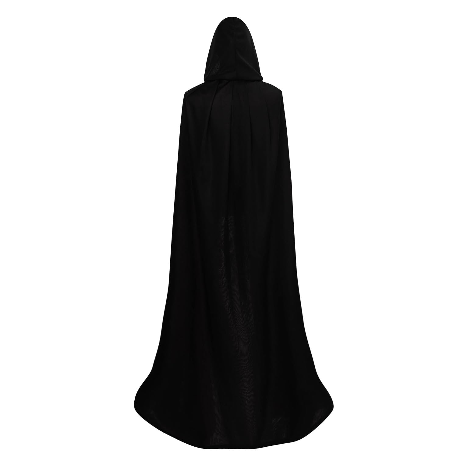 Ulife Mall Hooded Cape Halloween Hooded Cape Cloak Unisex Adult Vampire Witch Cosplay Accessories Fancy Dress Costume Halloween Masquerade Party-120cm - Image 3