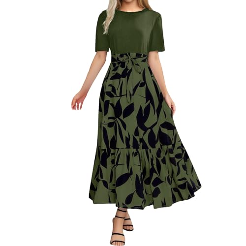 Robe d'été trapèze fluide pour camoufler les rondeurs avec élégance