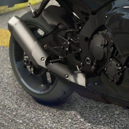 Miniatura 3 de TCMT Estriberas delanteras para Yamaha YZF R1 1998-25 YZF R6 2003-2020 YZF R6S 2003-2009 R1S R1M 2015-2024 Reemplazo para 1KB-27461-00-00