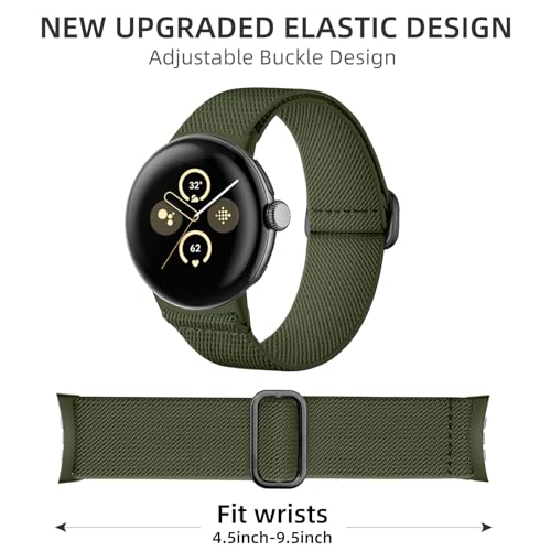 Epova 3 Pack Nylon Straps Compatible with Google Pixel Watch 4 3 2 Strap/Google Watch Strap - Image 4
