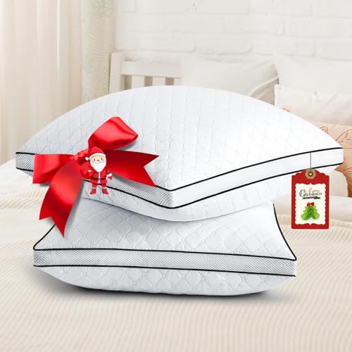 Slybear Kopfkissen 80x80 cm 2er Set, orthopädisches Seitenschläferkissen...