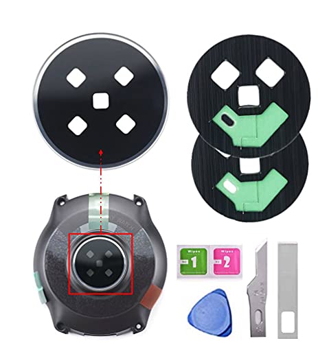 teamplayer Galaxy Watch Back Lens Glass with Tape Replacement for Samsung Galaxy Watch 46mm SM-R800 R805 Rear Lens Glass for Galaxy Watch 42mm SM-R810 R815 (NOT Included Back Cover)