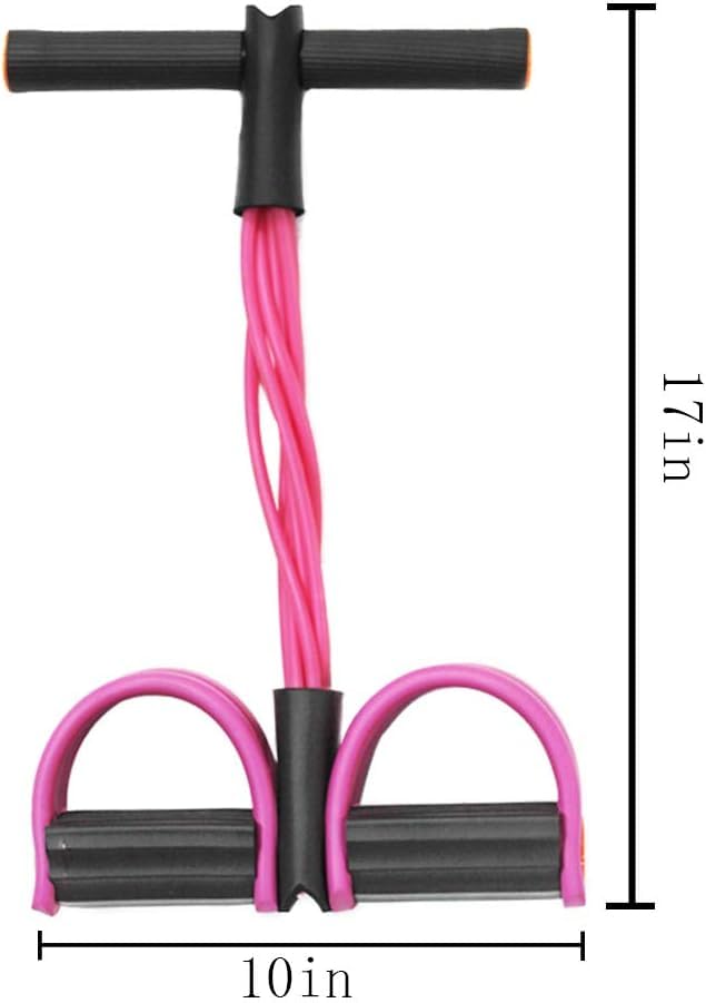 Image of Pull Reducer Training Band, Exercise Equipment for Home Gym, Yoga Pedal Puller Resistance Band, Tummy Trimmer for Men Women, Leg Stretching Band for Exercise, Full Body Workout Tool (Multi, Medium)