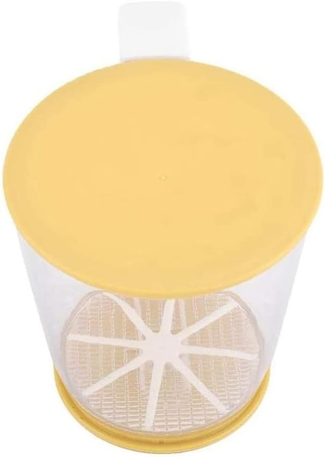 Cup Flour Sifter Strainer Plastic Sugar Powder Sieve Filter with Lid Kitchen Baking Pastry Tools