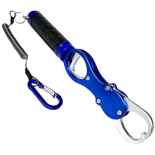 GENERICO, ALICATE CONTENÇÃO BOGA GRIP PEGA PEIXE AZUL COM PINÇA BALANÇA 18KG