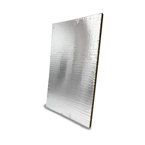 CAEXVEN Panel de lana de roca 100x60x3cm con cara de aluminio