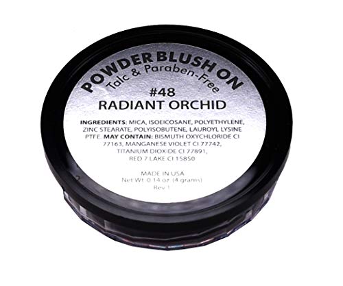 Pure Zivaª Radiant Orchid Purple Lavender Violet Princess Pink Vegan Blush Pressed Cheek Color Powder, Talc & Paraben Free, No Animal Testing & Cruelty Free #TOP1