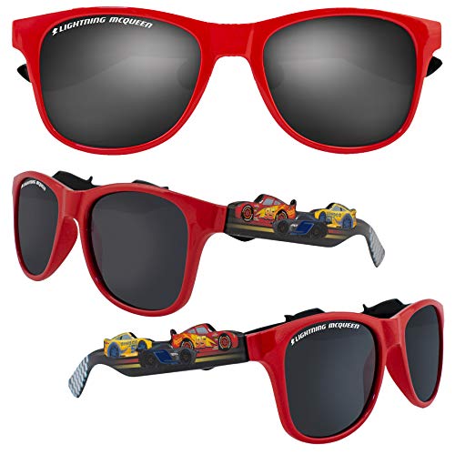 Disney Cars Lunettes de soleil pour enfant Protection UV 100 % pour vacances