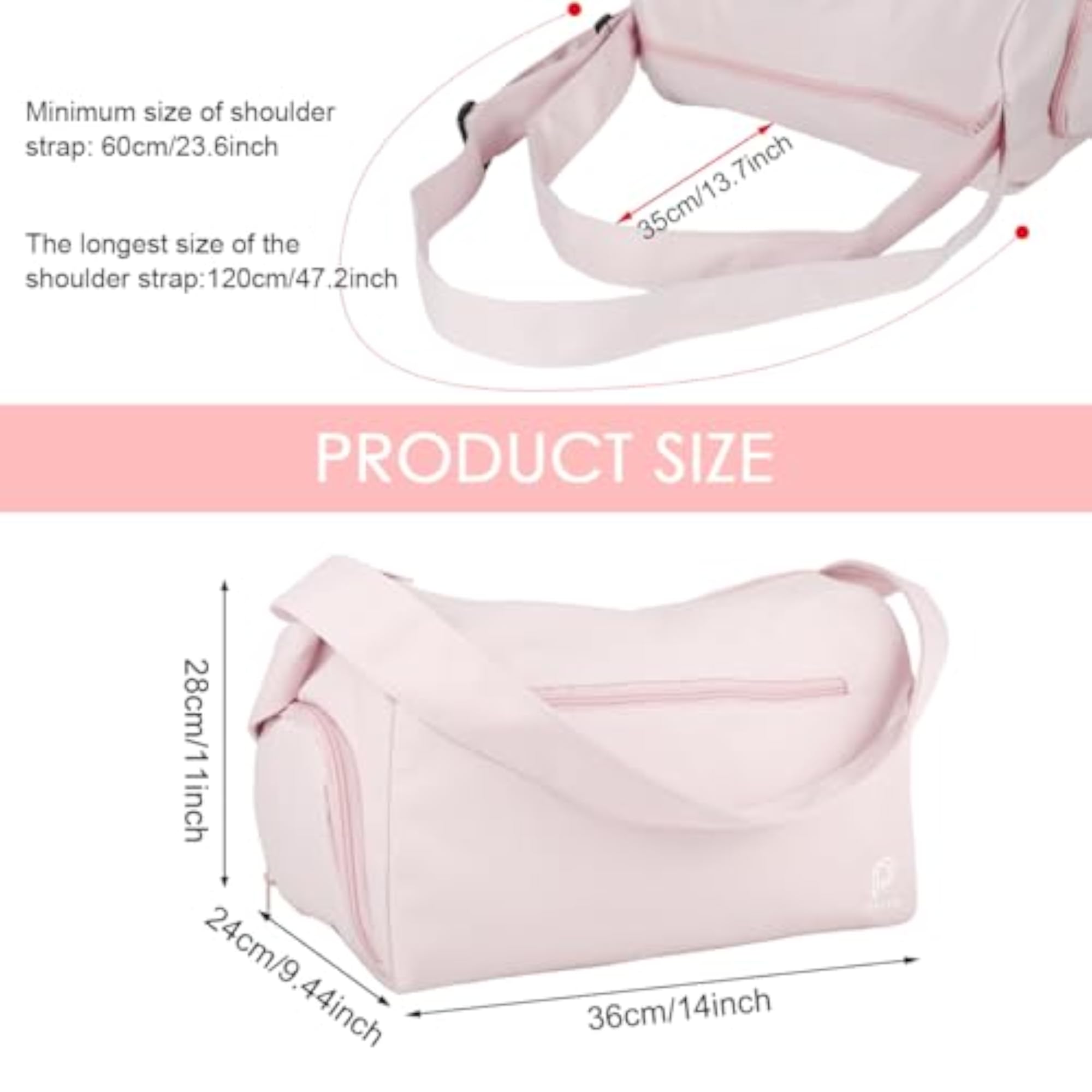 Gym Bag with Shoe Compartment