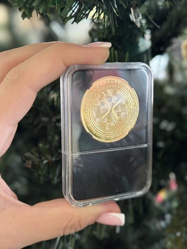 XRP Physical Coin - Golden Color with Plastic Protective Case, Limited Edition Cryptocurrency Collectible, for XRP Fans & Investors - Image 3