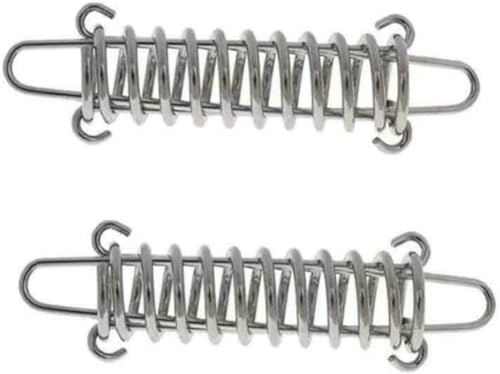 Lrcipru 2pcs Tent Wind Spring Wind Rope Buckle,Outdoor Camping High Strength Steel Rope Buckle,Tent Fixed Buckle Spring Hook Buckle