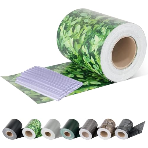 Fasce PVC frangivista con 20 Clip | Barriera per recinzioni Effetto SIEPE