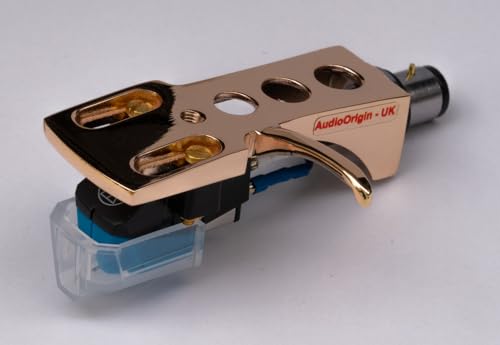 Portacápsulas de oro rosa y aguja con lubricante para tocadiscos Technics SL-D 6