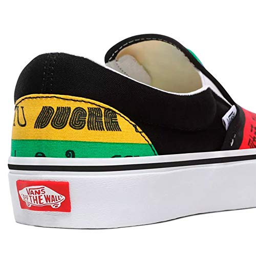 Vans Vans Classic Slip ON Spirit Multi/White Women's Shoes Size 7.5
