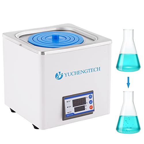 Lab Water Baths 2.5L Digital Thermostatic Water Bath Heater Thermostat Water Bath 300W With Selectable Openings For Lab Use Food Heating Chemical Biological Experiment (110V) #TOP6