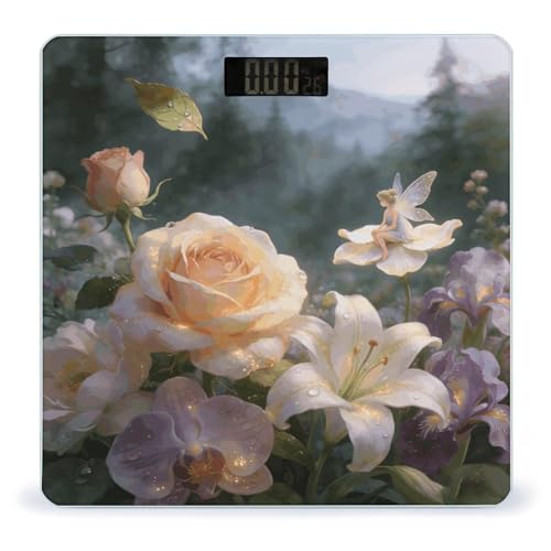 Báscula Digital de Baño con Pantalla LED Clara 400 Lbs