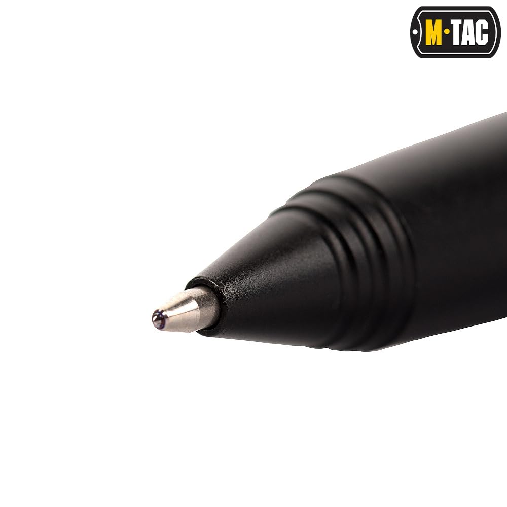 M-Tac Penna Tattica EDC In Alluminio Aeronautico, Design Militare Antiscivolo, Scrittura Fluida, Leggera E Compatta