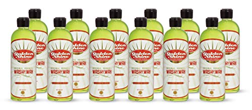GOLDEN SHINE Wash & Wax jabón para autos 12 botellas miniatura 1