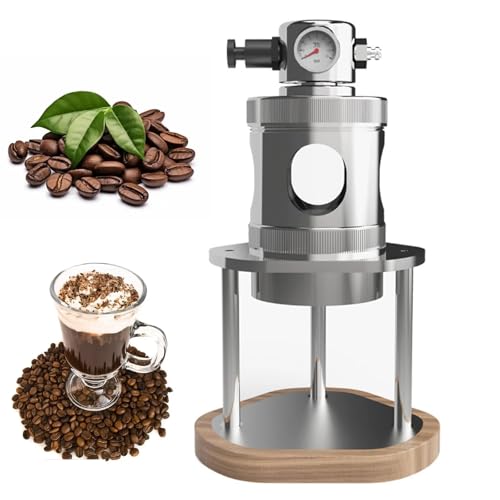 Cafetera, cafetera espresso portátil, capacidad de 80 ml, presión de 1 a 16 bares, diseño desmontable, compatible con portafiltro sin fondo de 51 o 58 mm