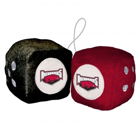 Arkansas Razorbacks Fuzzy Dice