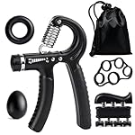 Karebeen Hand Grip Strength Trainer Kit, 5 Pack Forearm Gripper Strengthener Adjustable Resistance, Hand Strengthening Devices