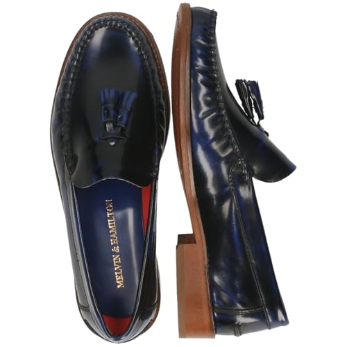 Melvin & Hamilton Loafers Edward 3 buty męskie, niebieski, 39 EU