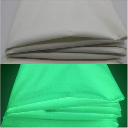 Yimisya 1 Yard Glow in The Dark Fabric Luminous Soft Polyester Fabric for DIY Craft Supplies 39