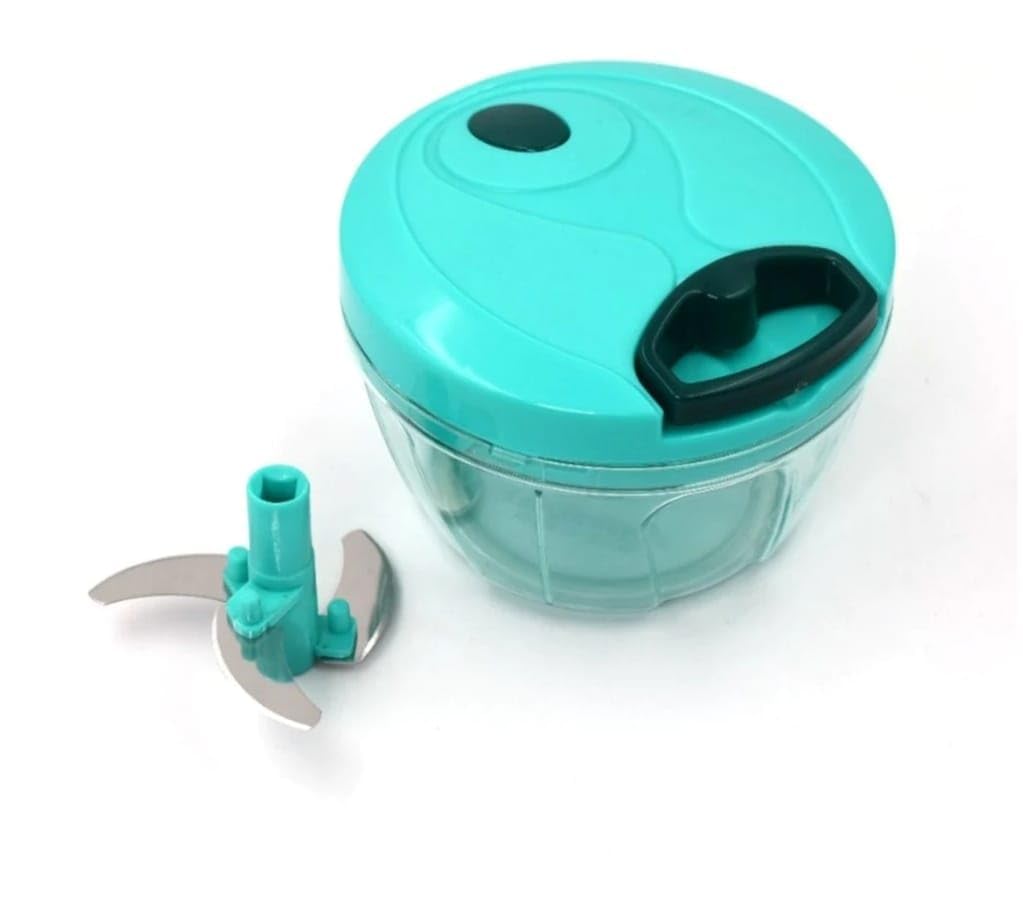 MRS.AJ 450ml Premium Quick Handy Chopper, Dori Chopper with 3 Blades for Choping or Cutting Salad, Vegetables, Fruits for Kitchen
