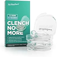 TheSleepGuard Mouth Guard for Teeth Grinding [Pack of 4] Best Gum Shield for Grinding Teeth & Clenching at Night | Mouth...