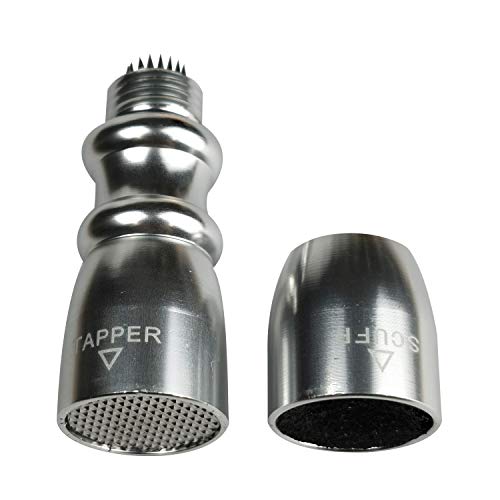 BALIKEN/ Pool Chalk/ 3 in 1 Snooker Pool Cue Tip Tool Billiard Cue Accessories Shaper/Tapper/Aerator/Pool Stick (Silver) - Thumbnail 3