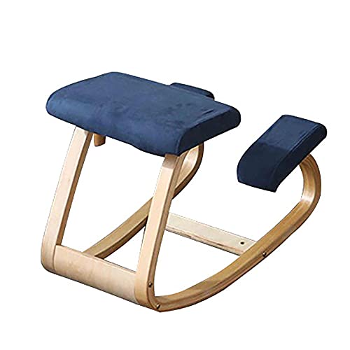 Cadeiras ergonômicas para mesa de escritório, banco de balanço angulado, assento acolchoado confortá