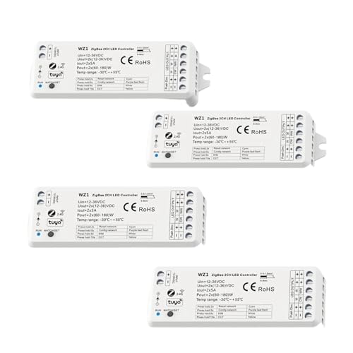 Variateur Zigbee CCT pour ajuster la lumière du salon de 12V à 24V