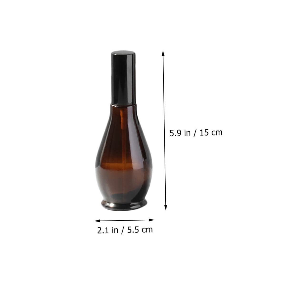 FRCOLOR Bottiglia Spray Vetro Ricaricabile Anti-luce Nebulizzatore Finissimo 3 Pezzi per Essenze Oli Aromaterapia da Viaggio