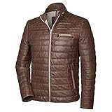 mit einer wärmeisolierenden und auch atmungsaktiven Wattierung