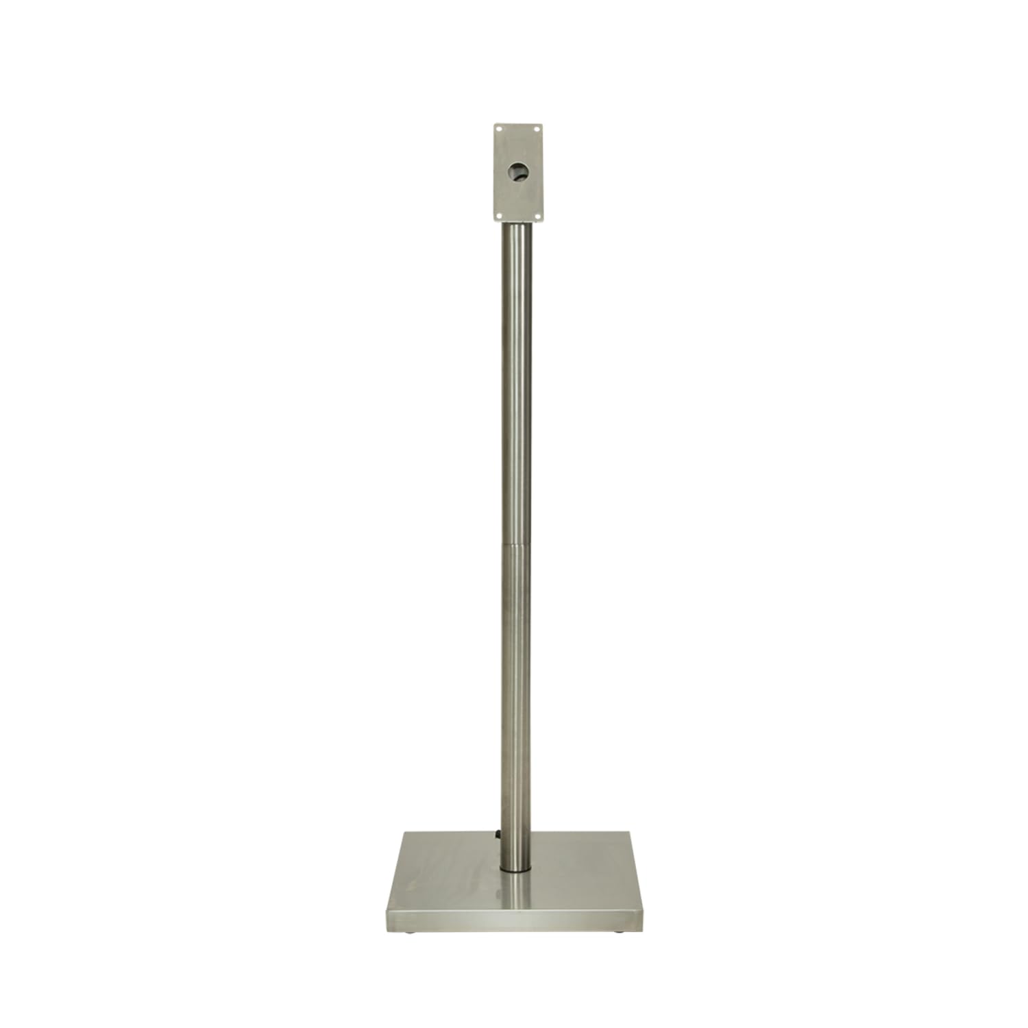 SECURIT - Set di Palo e Base Per Espositore - Per Caffè, Ristoranti, Bar, Negozi - Acciaio Inossidabile - 125 cm