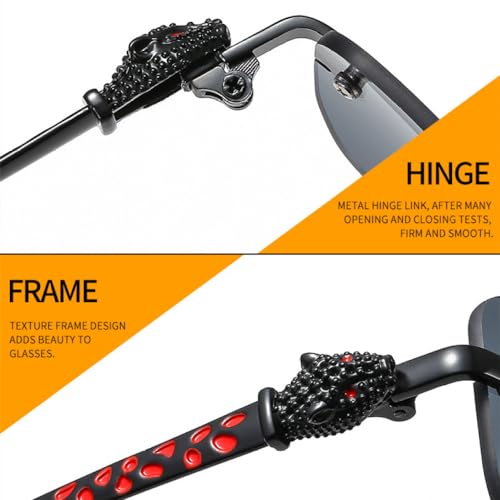 Lunettes de soleil sans bords léopard parfaites pour vos sorties et terrasses