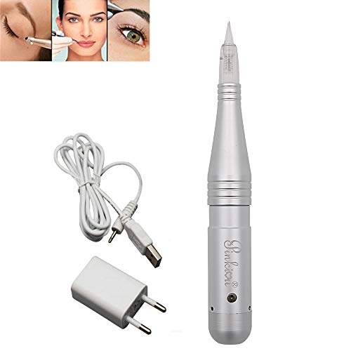 Pinkiou Kit de machine à tatouer Machine rotatoire permanente de forme de stylo de maquillage Pour la lèvre de sourcil