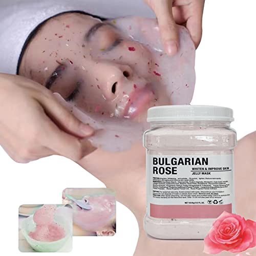 Lancity Jelly Mask Powder for Face Mask Skin Care, Natural Gel Facial Masks, Professional Peel Off hydrojelly Mask, Moisturizing & Hydrating for Wrinkles & Acne 23 Fl Oz (Rose)