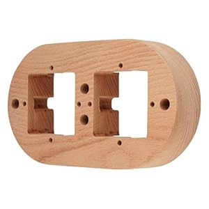 Adakat PR1 Aufputzdose Buchenholz 2-fach