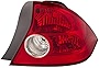 HEADLIGHTSDEPOT Tail Light Compatible with Honda Civic 2004-2005 2 Door Coupe Includes Right Passenger Side Tail Light Quarter Panel Mounted